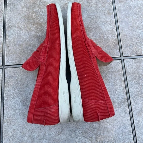 A.TESTONI loafers red